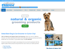 Tablet Screenshot of californiagroomin.com